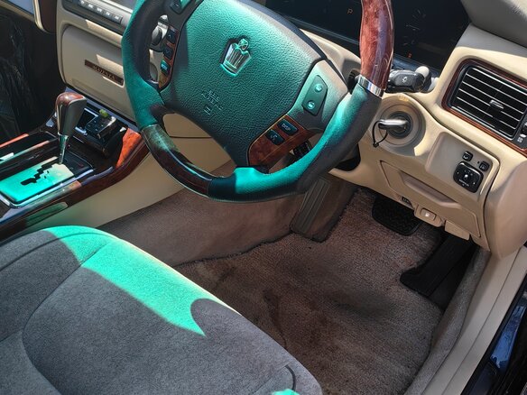 2002 Toyota Crown XI (S170), синий, 1599000 рублей - вид 6