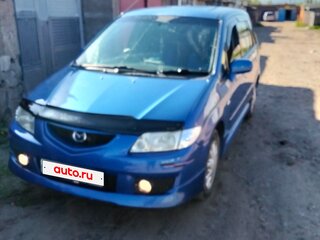 2001 Mazda Premacy I (CP), синий, 450000 рублей, вид 2