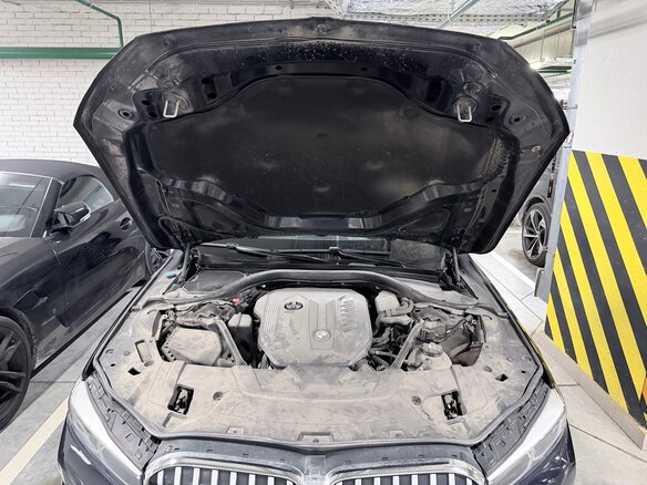 2019 BMW 7 серии 730d xDrive VI (G11/G12) Рестайлинг, чёрный, 5000000 рублей - вид 11