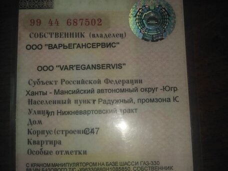 2017 ГАЗ 3308, белый, 1200000 рублей, вид 1