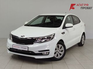 2016 Kia Rio III Рестайлинг, белый, 1144000 рублей, вид 1