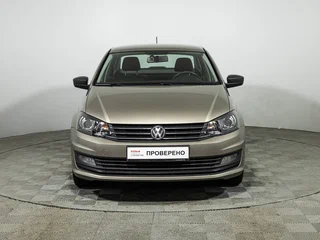 2017 Volkswagen Polo V Рестайлинг, бежевый, 999700 рублей, вид 2