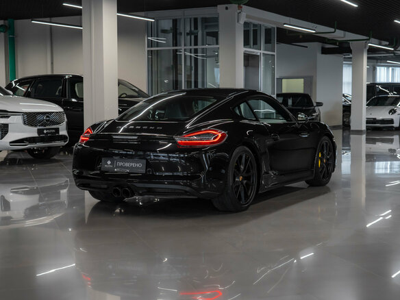 2015 Porsche Cayman II (981), чёрный - вид 3