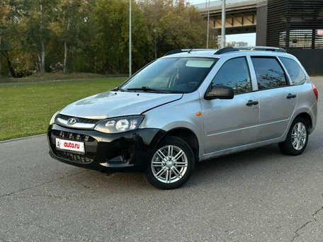 2013 Lada (ВАЗ) Kalina II, серебристый, 240000 рублей, вид 1