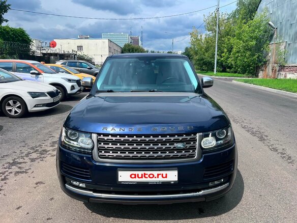 2014 Land Rover Range Rover IV, синий, 4100000 рублей - вид 4