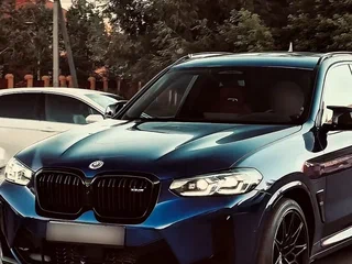 2023 BMW X3 M Competition I (F97) Рестайлинг, синий, 9100000 рублей, вид 2