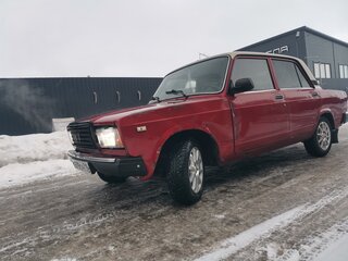 2008 Lada (ВАЗ) 2107, красный, 130000 рублей, вид 2