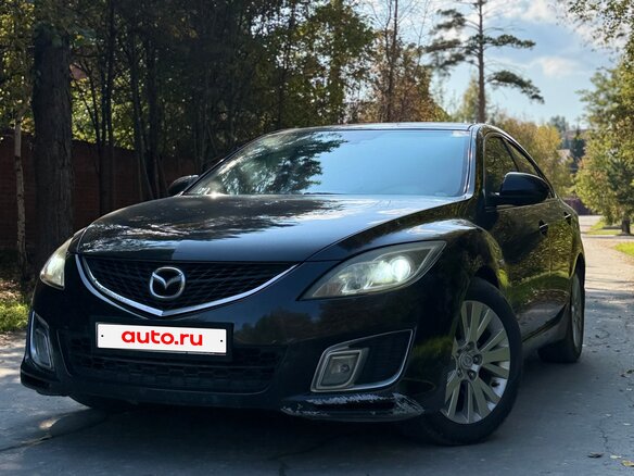 2008 Mazda 6 II (GH), чёрный, 690000 рублей
