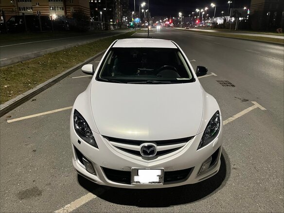 2008 Mazda 6 II (GH), белый, 810000 рублей - вид 1