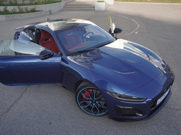 2020 Jaguar F-Type R I Рестайлинг 2, синий, 11000000 рублей - вид 16