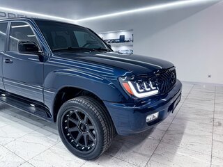 1998 Toyota Land Cruiser 100 Series, синий, 2400000 рублей, вид 3