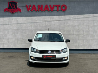 2019 Volkswagen Polo V Рестайлинг, белый, 1215000 рублей, вид 2