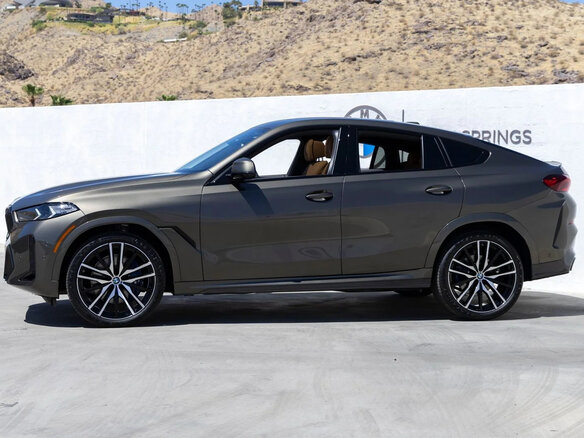 2026 BMW X6 40i III (G06) Рестайлинг, серебристый - вид 8