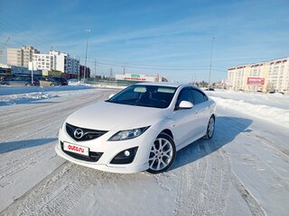 2011 Mazda 6 II (GH) Рестайлинг, белый, 830000 рублей, вид 1