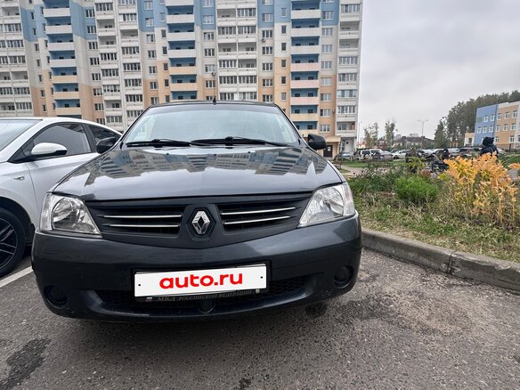 2007 Renault Logan I, серый, 339000 рублей - вид 1