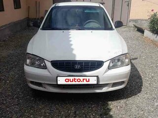 2008 Hyundai Accent ТагАЗ II, белый, 200000 рублей, вид 1
