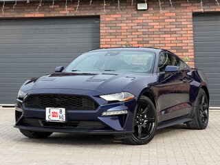 2020 Ford Mustang VI Рестайлинг, синий, 3250000 рублей, вид 2