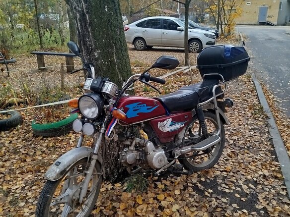 2011 Motoland Alpha, красный, 35000 рублей
