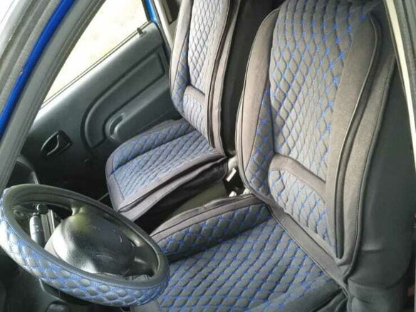 2005 Renault Logan I, синий, 220000 рублей - вид 6