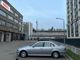 1997 BMW 5 серии 520i IV (E39), серебристый, 1500000 рублей, вид 4