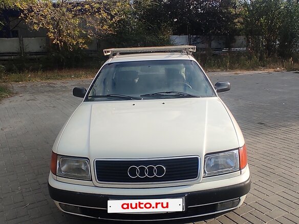 1991 Audi 100 IV (C4), белый, 400000 рублей