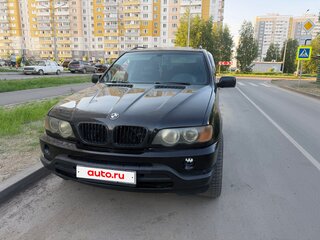 2002 BMW X5 3.0i I (E53), чёрный, 800000 рублей, вид 2