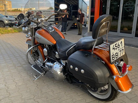 2014 Harley-Davidson Softail Deluxe, серебристый, 1800000 рублей, вид 5