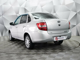 2014 Lada (ВАЗ) Granta I, серебристый, 388000 рублей, вид 3