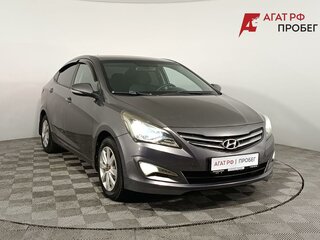 2015 Hyundai Solaris I Рестайлинг, серый, 785000 рублей, вид 1