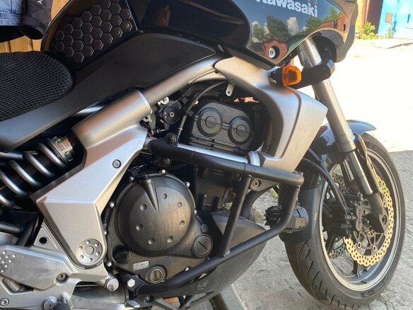 2010 Kawasaki Versys 650, чёрный, 450000 рублей - вид 4