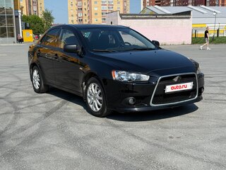 2012 Mitsubishi Lancer X Рестайлинг, чёрный, 600000 рублей, вид 2
