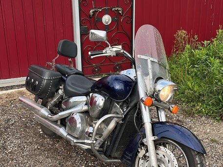 2003 Honda VTX 1300, синий, 650000 рублей, вид 2