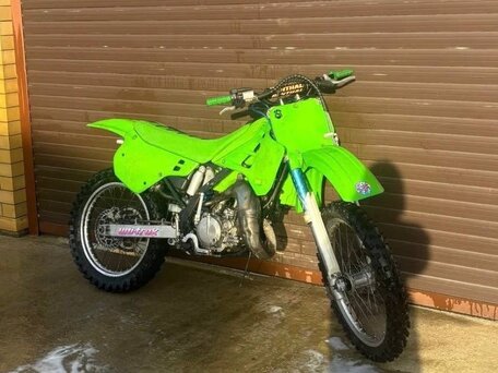 1991 Kawasaki KX 125, зелёный, 130000 рублей, вид 3