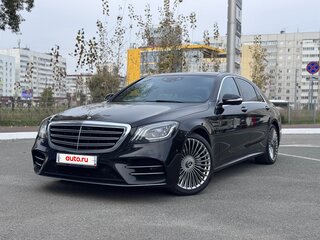2019 Mercedes-Benz S-Класс 350 d Long VI (W222, C217) Рестайлинг, чёрный, 4900000 рублей, вид 1
