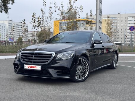 2019 Mercedes-Benz S-Класс 350 d Long VI (W222, C217) Рестайлинг, чёрный, 4900000 рублей, вид 1