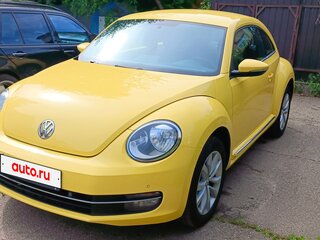 2013 Volkswagen Beetle II (A5), жёлтый, 1100000 рублей, вид 2