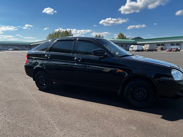 2008 Lada (ВАЗ) Priora I, чёрный, 310000 рублей - вид 9