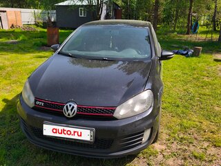 2011 Volkswagen Golf GTI VI, чёрный, 930000 рублей, вид 1