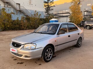 2006 Hyundai Accent ТагАЗ II, серебристый, 185000 рублей, вид 2