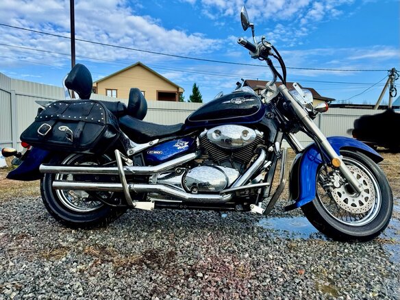 2006 Suzuki Boulevard C50, синий, 550000 рублей - вид 8