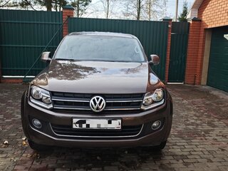 2013 Volkswagen Amarok Double Cab part-time I, коричневый, 1700000 рублей, вид 2
