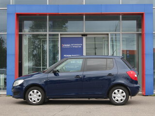 2012 Skoda Fabia II Рестайлинг, синий, 360000 рублей, вид 2