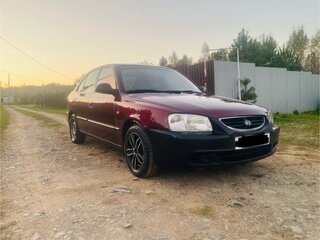 2007 Hyundai Accent ТагАЗ II, красный, 185000 рублей, вид 3