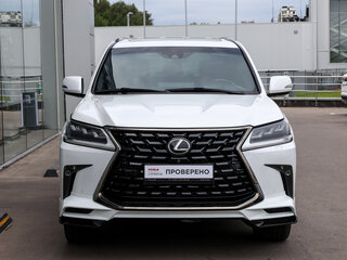 2019 Lexus LX 570 III Рестайлинг 2, белый, 9150000 рублей, вид 2