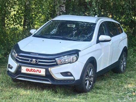 2017 Lada (ВАЗ) Vesta SW Cross I, белый, 830000 рублей, вид 3