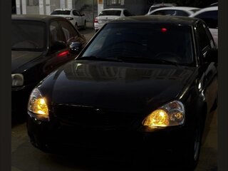 2010 Lada (ВАЗ) Priora I, чёрный, 210000 рублей, вид 2