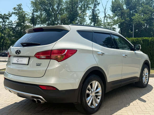 2013 Hyundai Santa Fe III, бежевый - вид 6