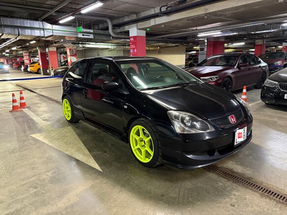 2003 Honda Civic Type R VII Рестайлинг, чёрный, 1050000 рублей - вид 3
