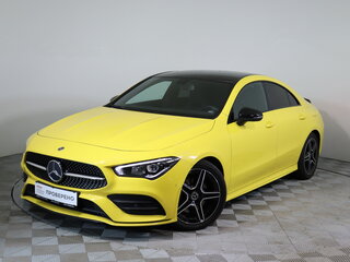 2019 Mercedes-Benz CLA 200 II (C118, X118), жёлтый, 2798900 рублей, вид 1