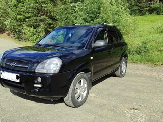 2008 Hyundai Tucson I, чёрный, 800000 рублей, вид 2
